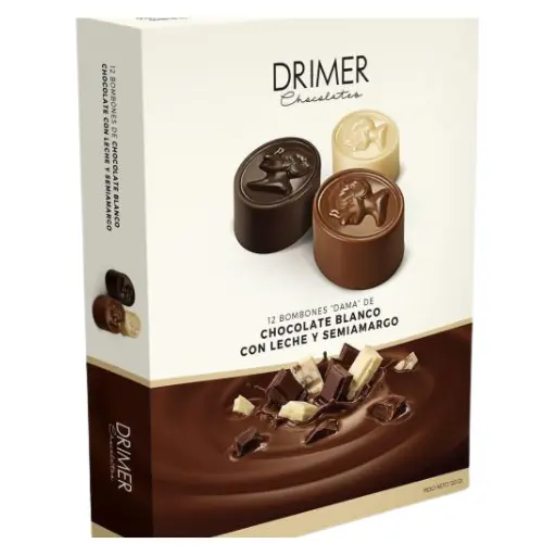 Caja de bombones dama drimer x12